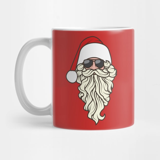 Santa Claus Wearing Sun Glassses by crissbahari